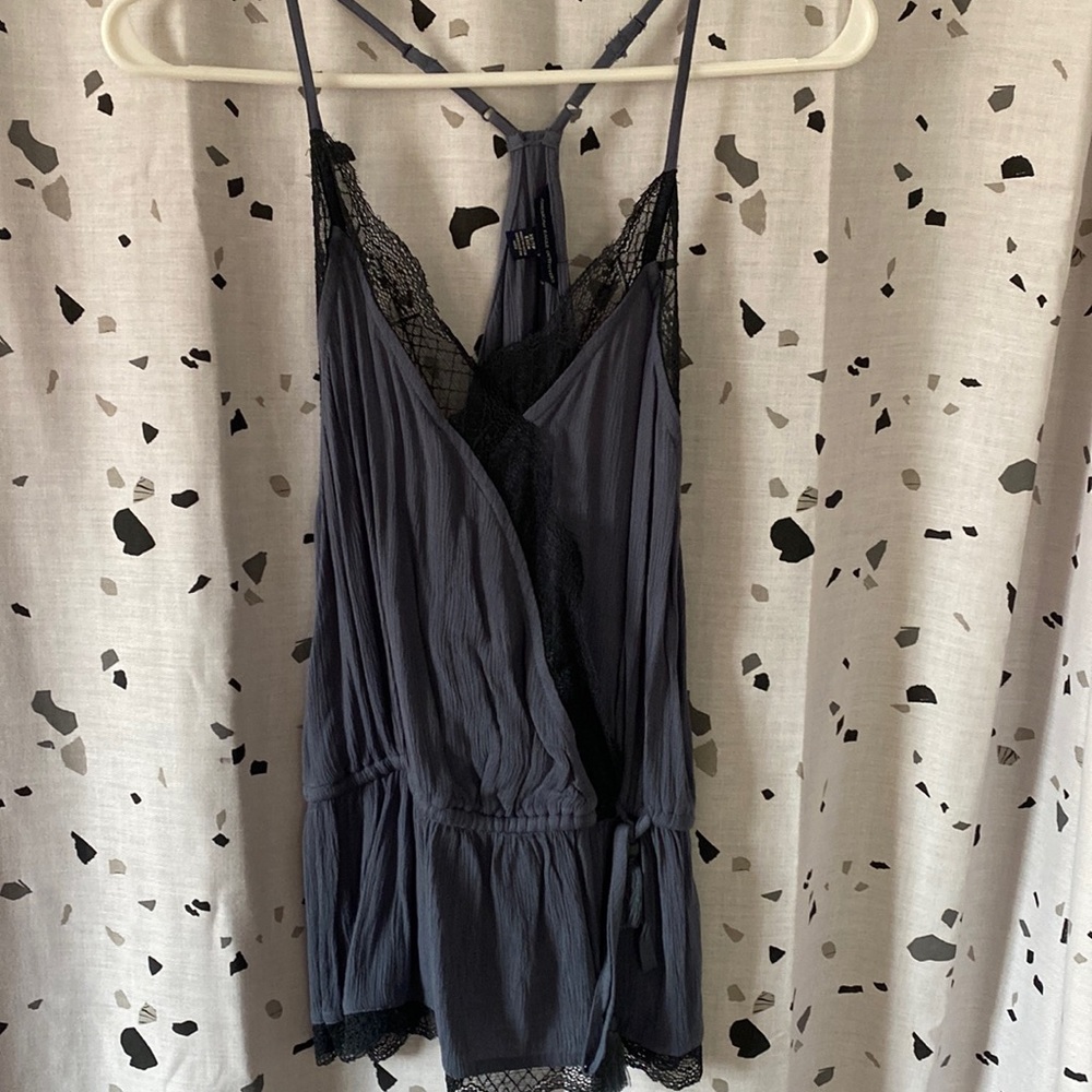 Navy blue summer top